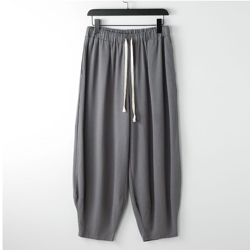 中華風の肥満体型のウェストゴムパンツ