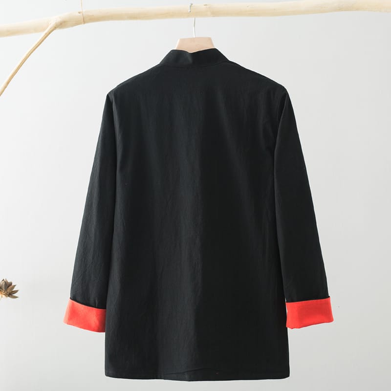 メンズのチャイナボタンジャケット