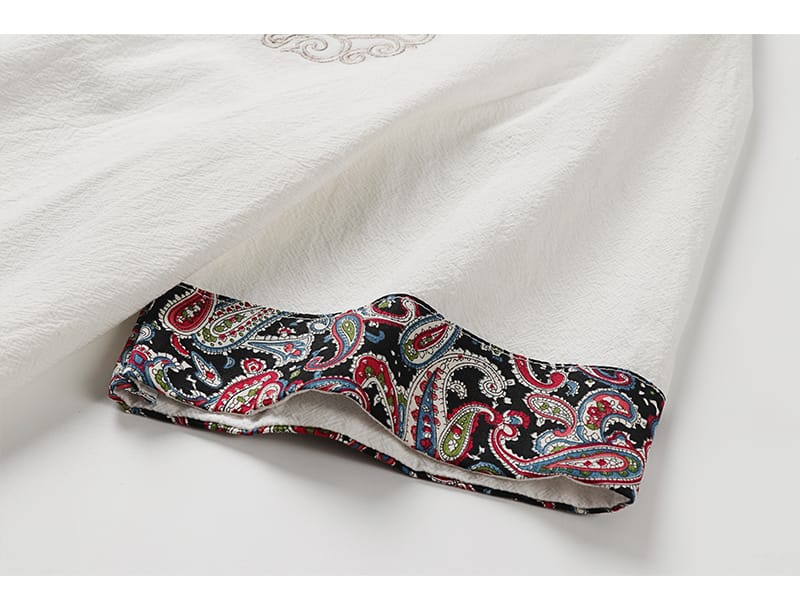 メンズの半袖カンフー服