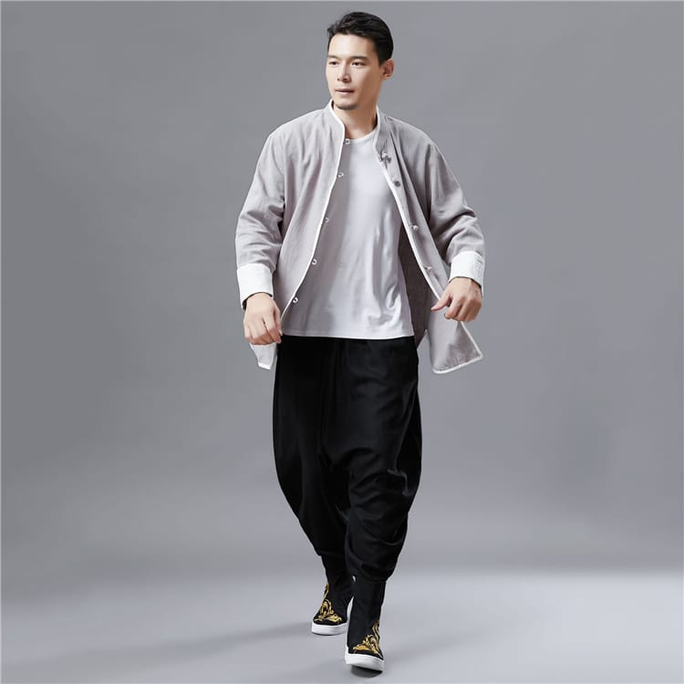 男性用の春物チャイナ服