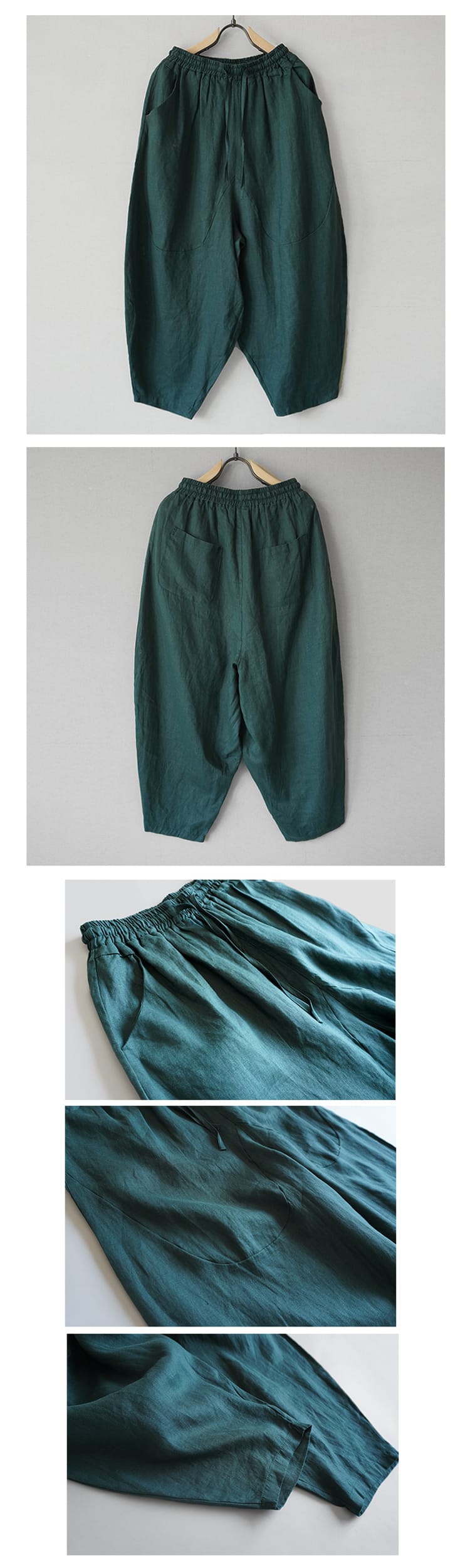 メンズのチャイナ風ゆったりチャイナパンツ