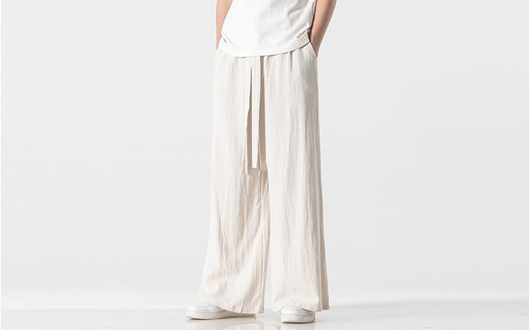 メンズのチャイナハーレムパンツ