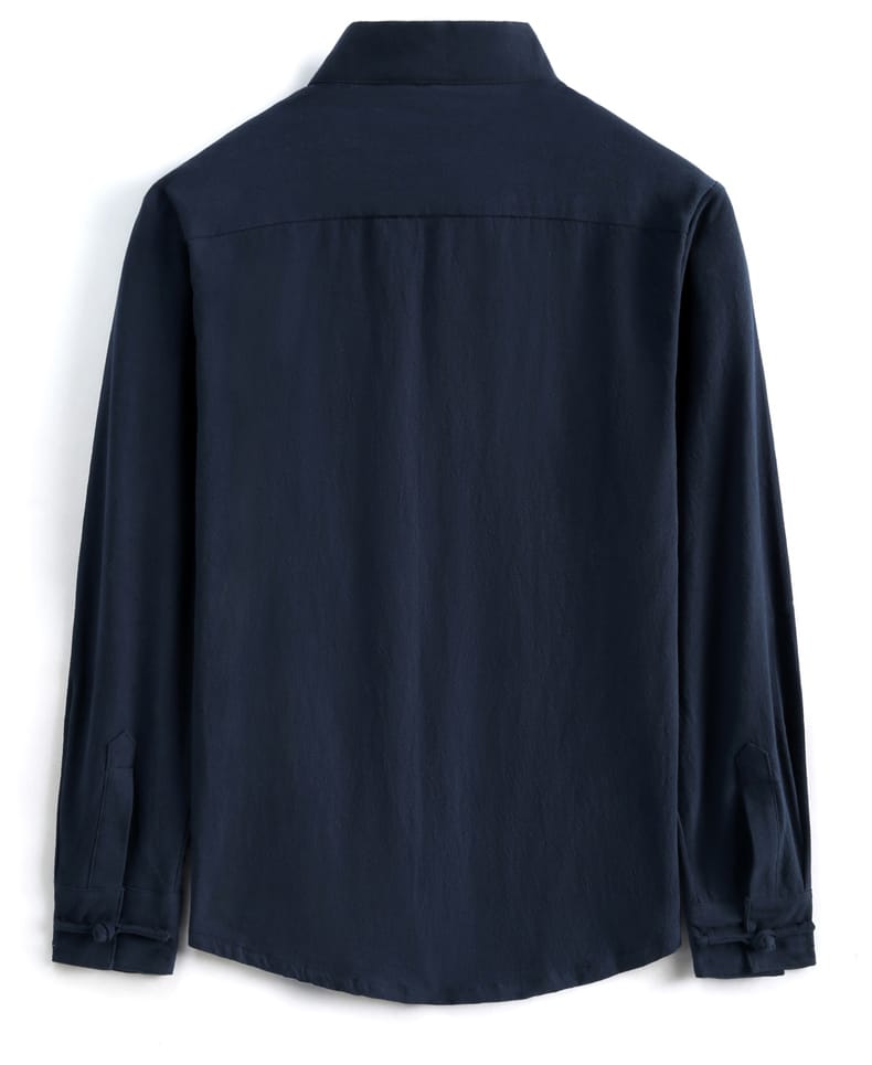 男性用の中華風カジュアルシャツ