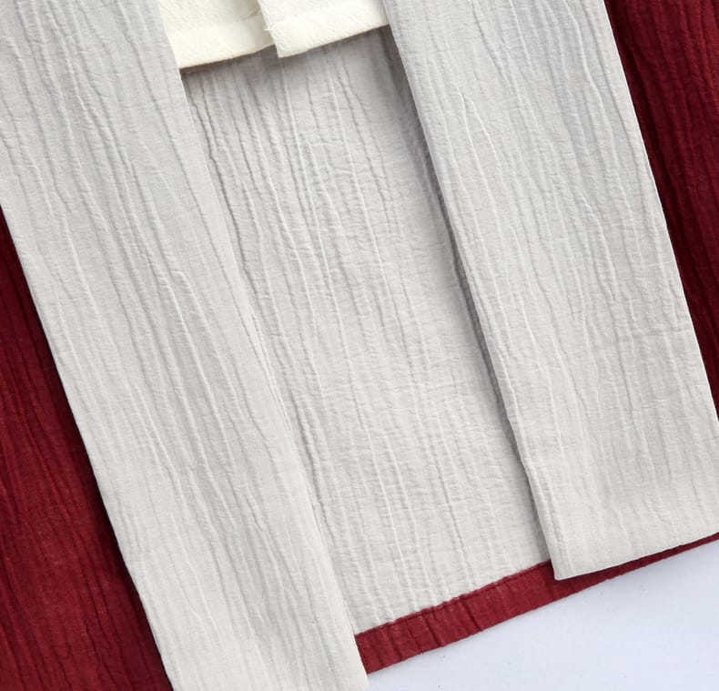 メンズの中華風カジュアルカーディガン