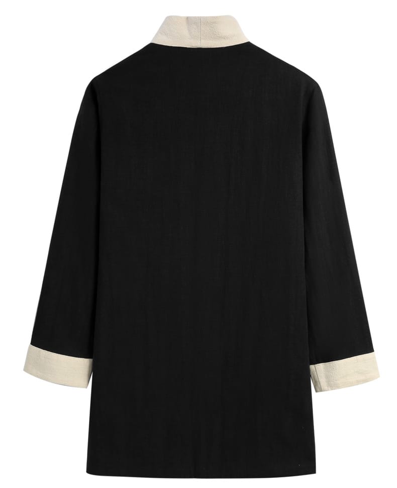 男性用の中国の漢服カーディガン