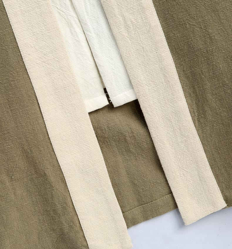 男性用の功夫カーディガン