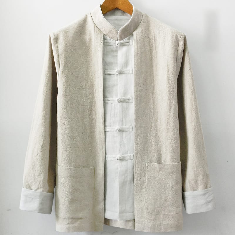 シャツとのツーピース風仕様のジャケット！ユニークなデザインをお求めの方に最適です。