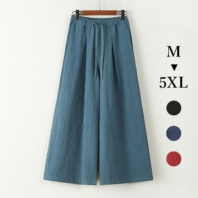 エスニックなワイドレッグパンツ！リラックスして穿けるボトムス