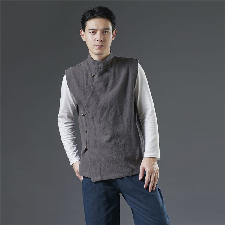 メンズの中華風アウター