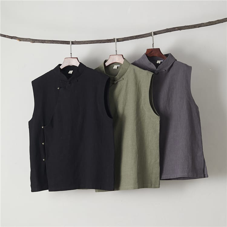 男性用の斜め襟チャイナ服