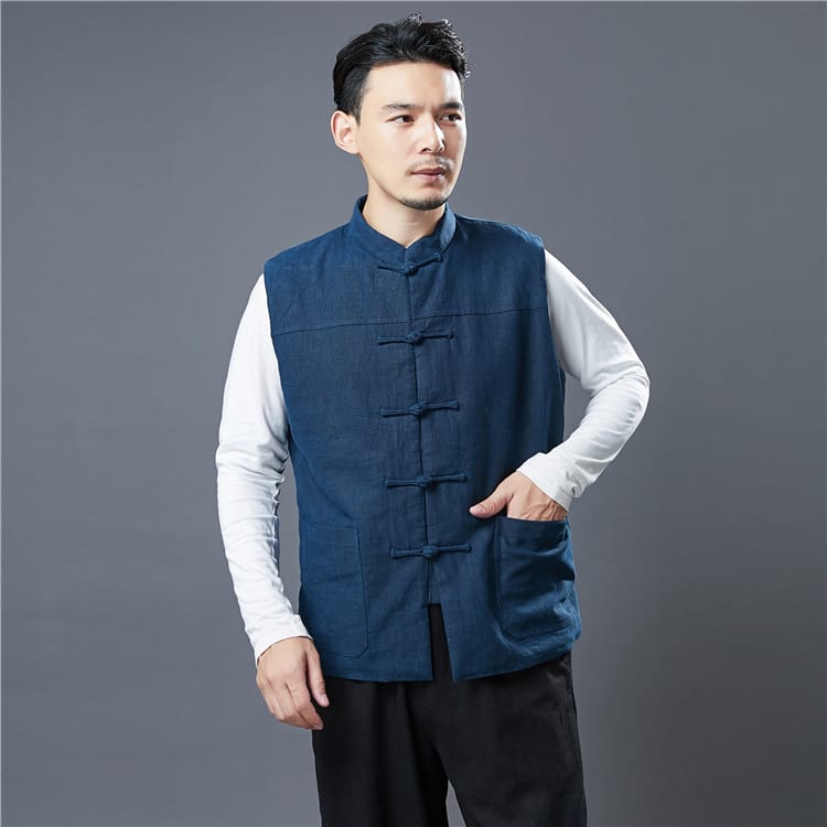 メンズの裏ボアチャイナベスト