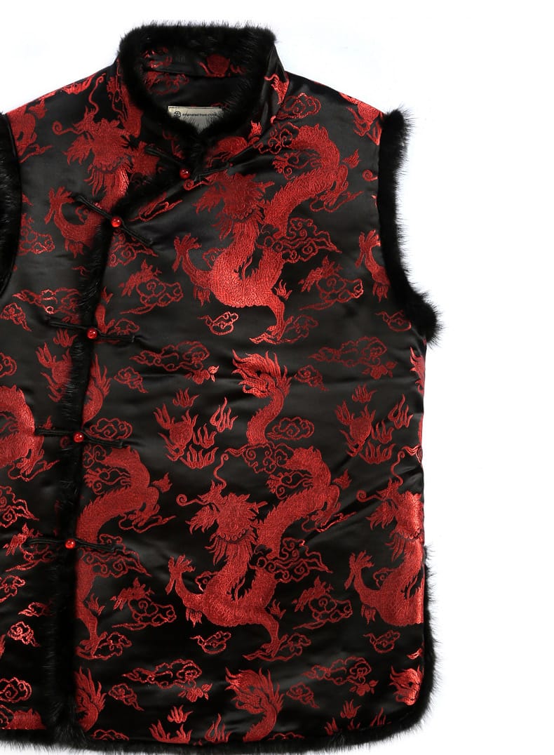 メンズのチャイナベスト
