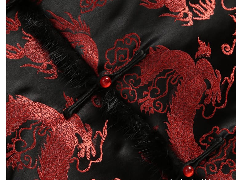 メンズの中華風ベスト