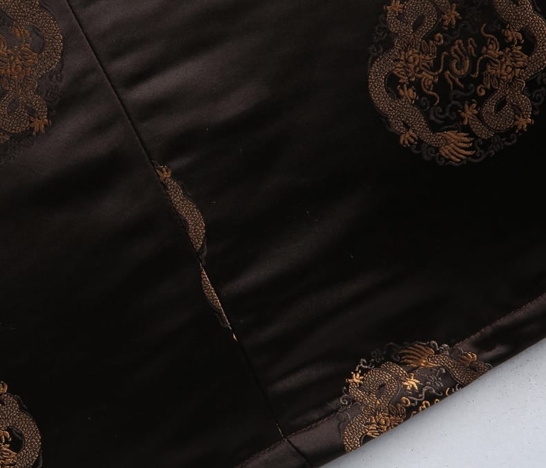 男性の唐装ミンクファージャケット