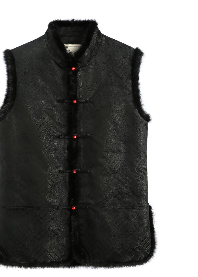 メンズのチャイナベスト