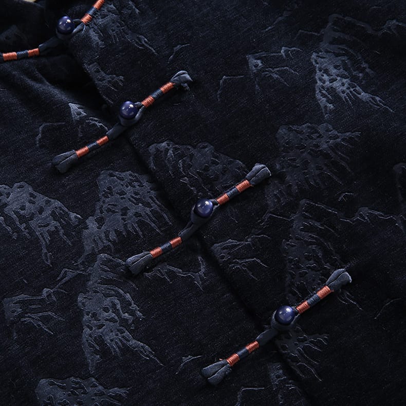 男性用のチャイナボタンジャケット