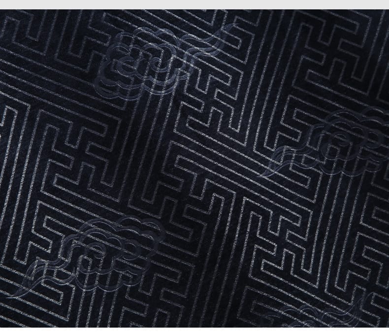 男性用のカフス袖中国風ジャケット