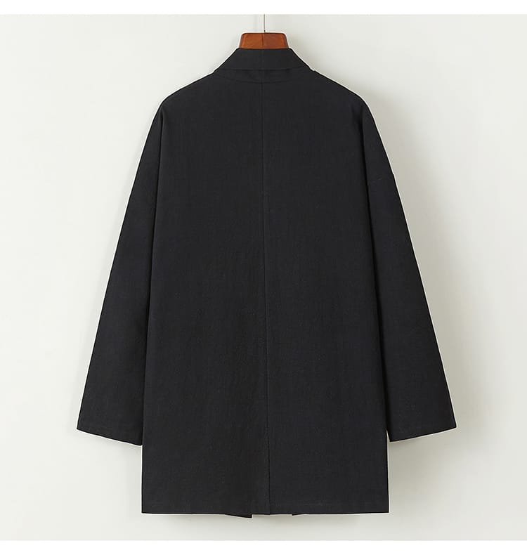 メンズの中華風カーディガンジャケット