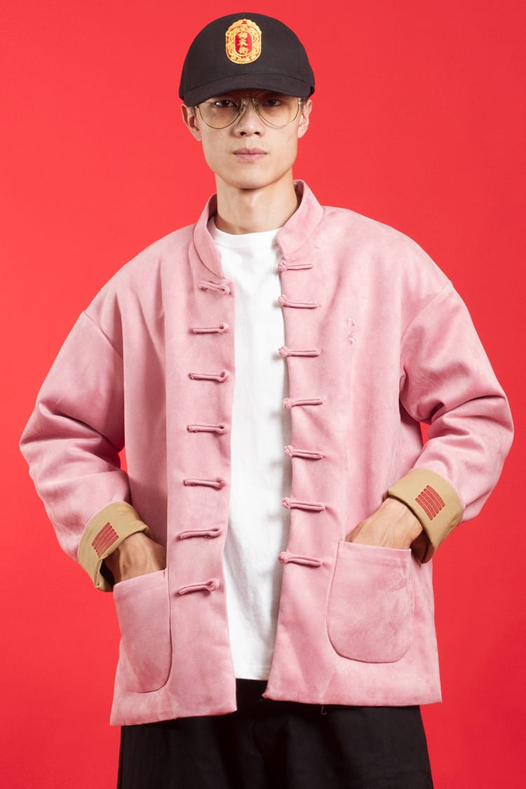 男性用のチャイナ風カジュアル服