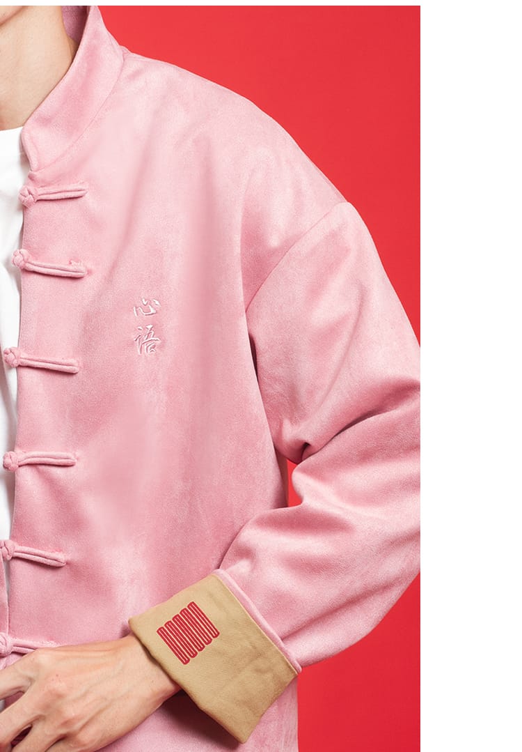 メンズのチャイナボタンのジャケット