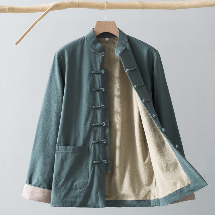 メンズの防寒チャイナジャケット