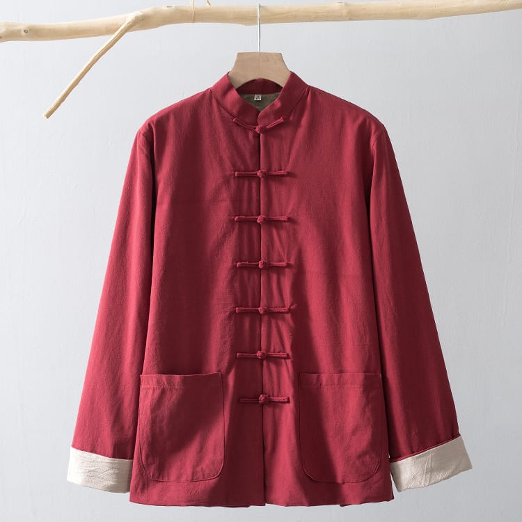 メンズの暖かい冬用チャイナジャケット