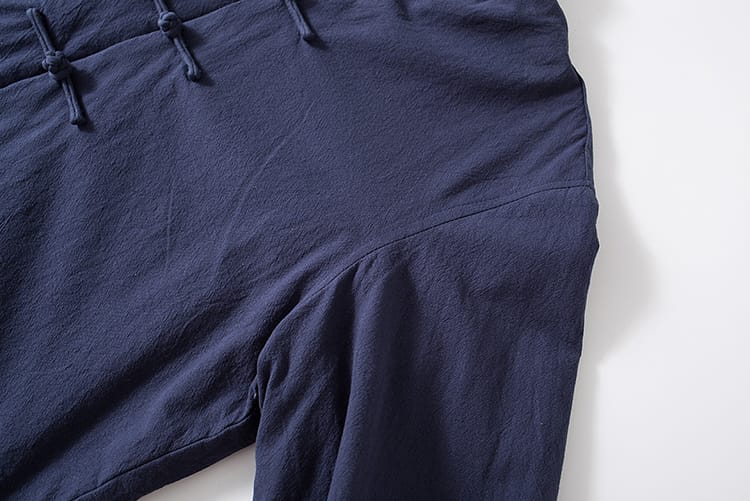 男性用の中華風のフリースジャケット