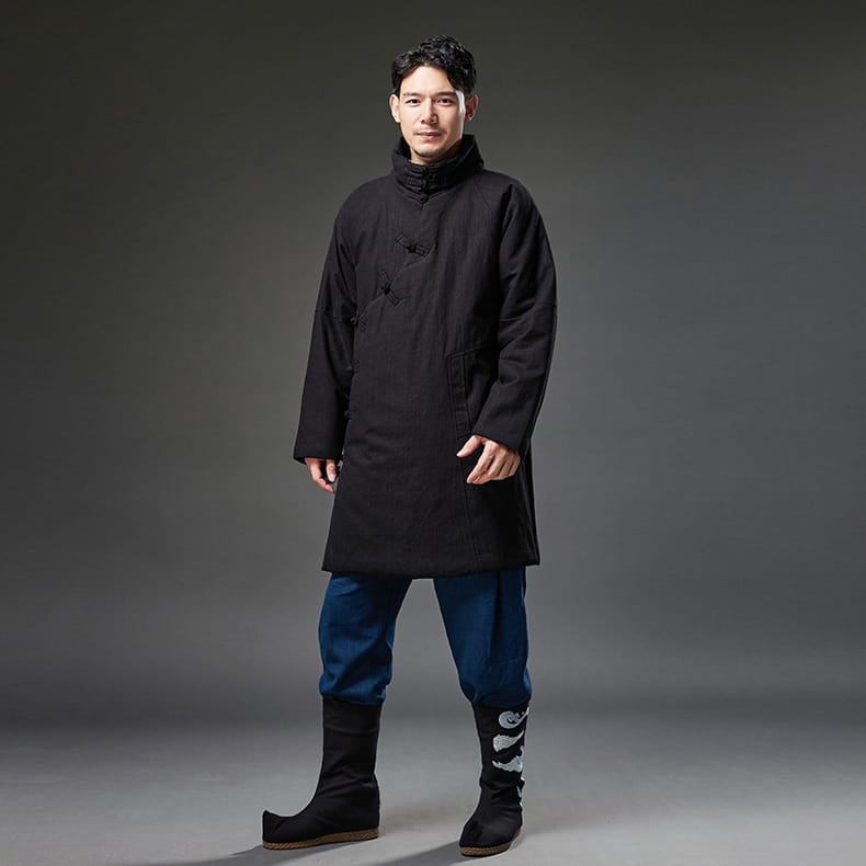 メンズの中華風コート