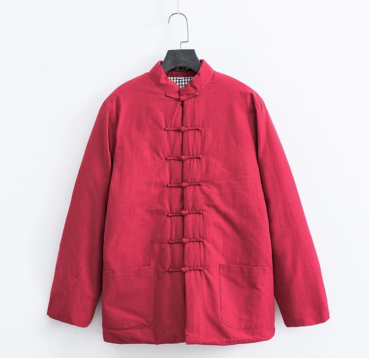 メンズの暖かい冬用チャイナジャケット