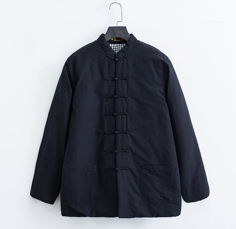 メンズの防寒チャイナ服