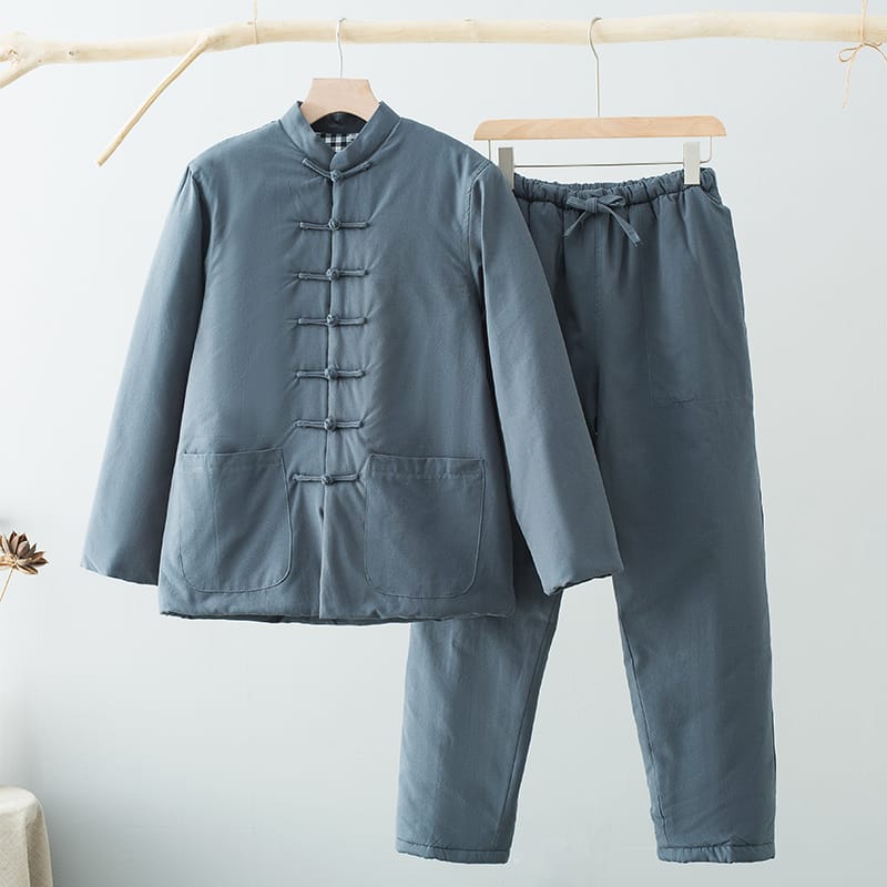 メンズの防寒チャイナ民族衣装