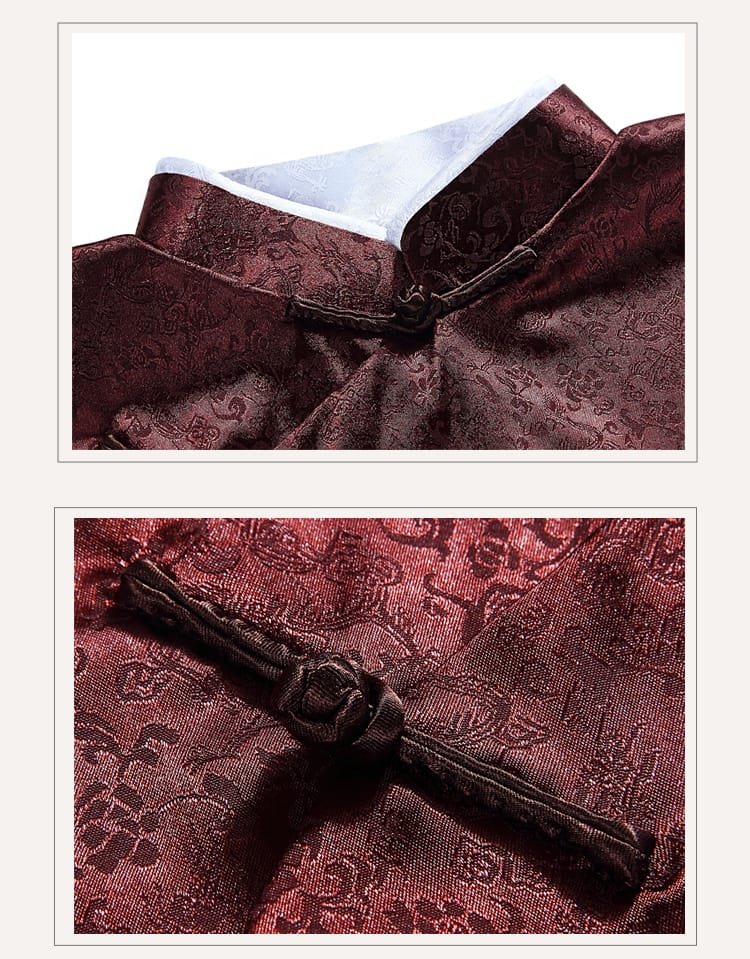 中国の丈長服長袍