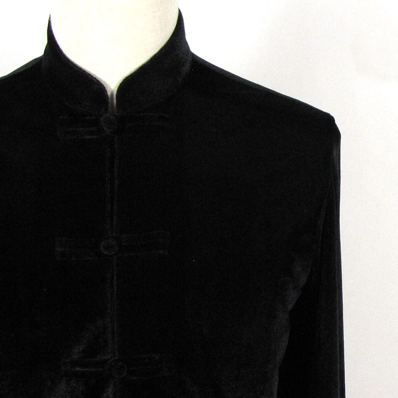 メンズのチャイナ長袖シャツ