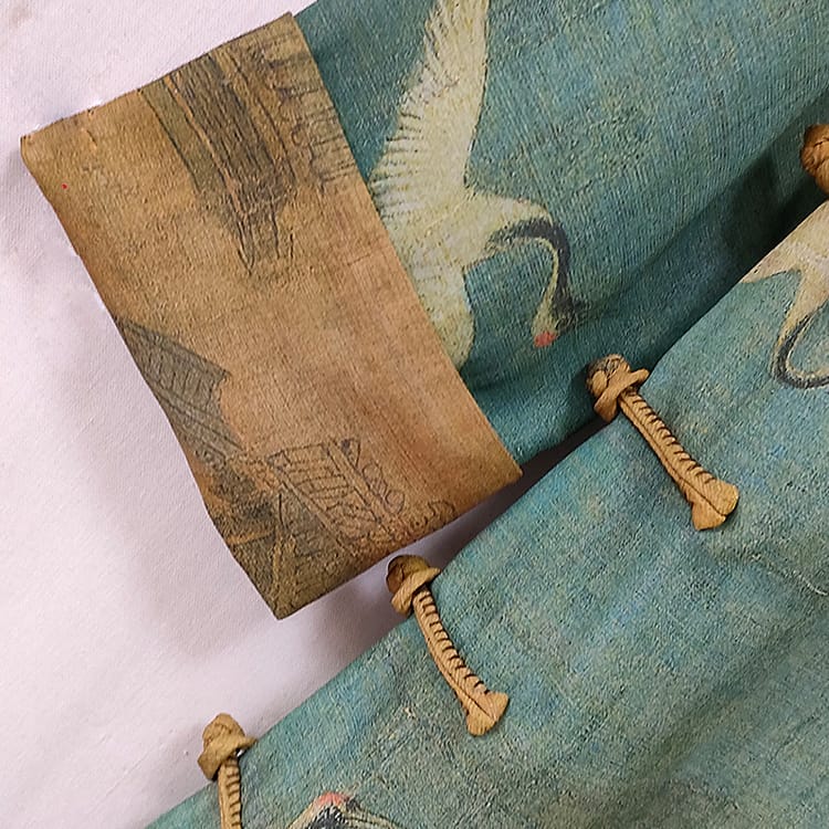 メンズの丈長中国服