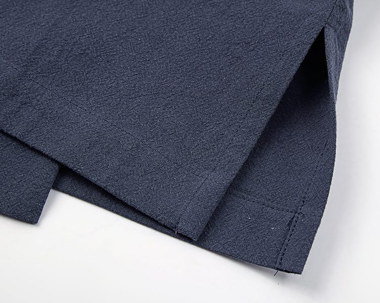 メンズのチャイナボタンのシャツ