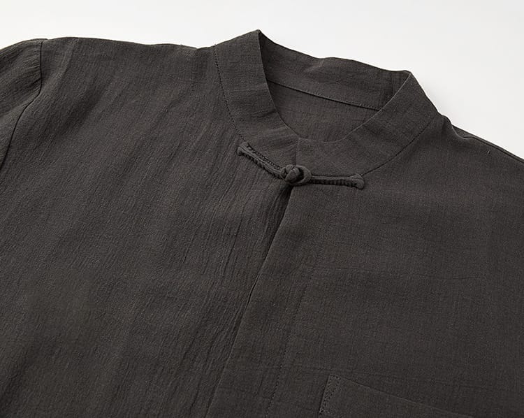 メンズの半袖チャイナシャツ