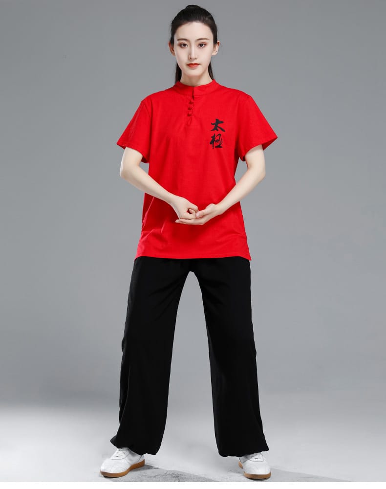 太極拳のニットカットソー