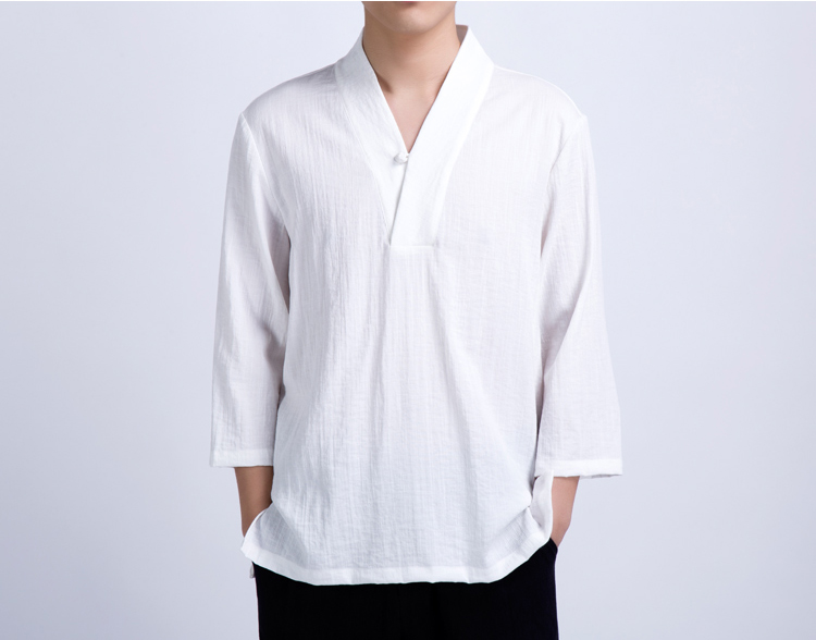 中国風プルオーバーシャツ