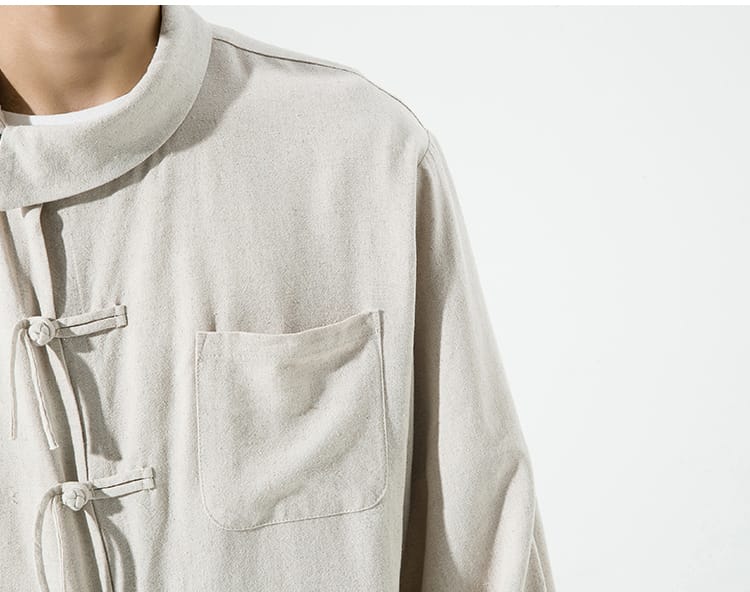 メンズの中華風カジュアル服