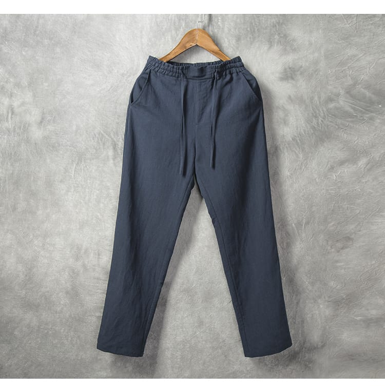 チャイナ風のイージーパンツ