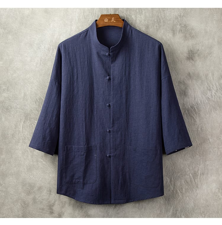 カンフー服のメンズシャツ