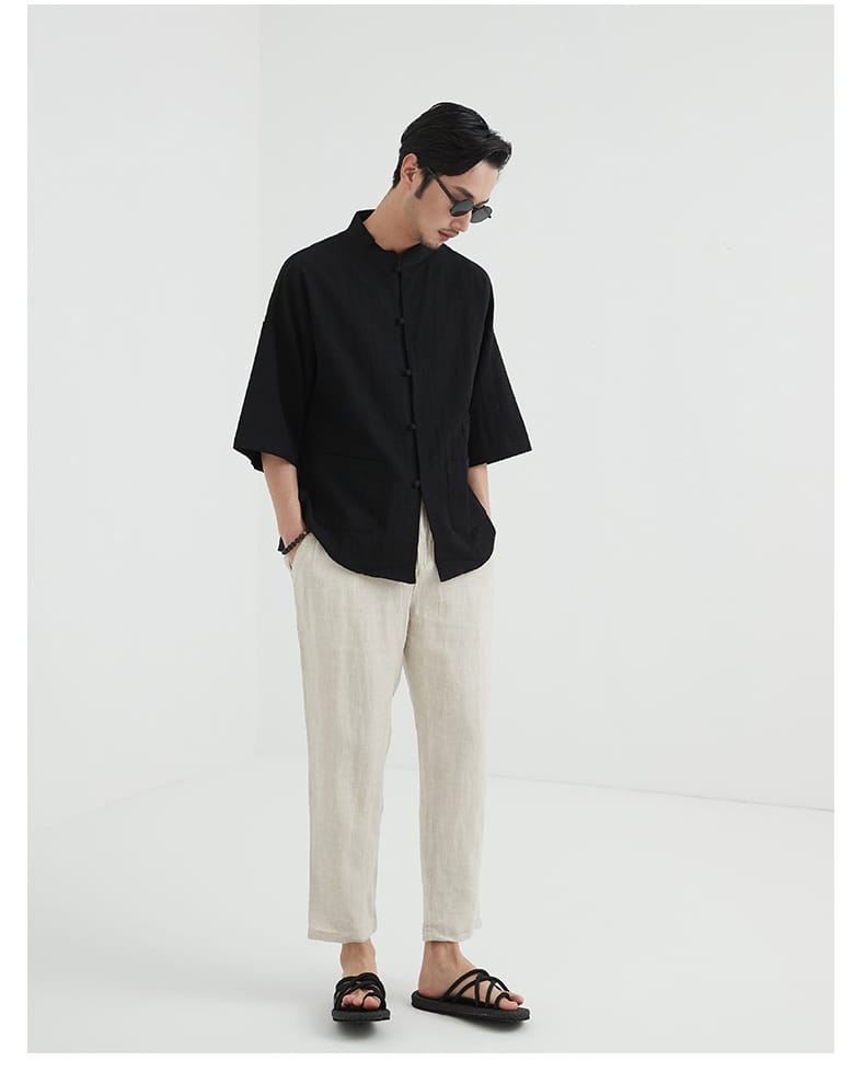 男性用の夏用シャツ