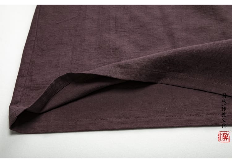 メンズの中華風シャツ