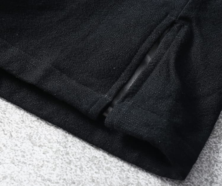 メンズの防寒中華ジャケット