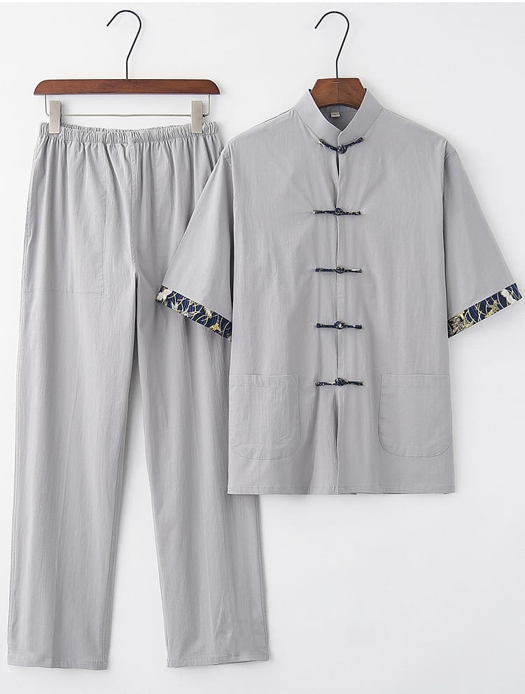 男性用のチャイナボタンジャケット