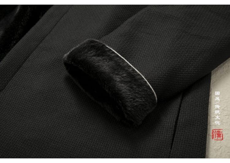 冬用の中華風メンズジャケット