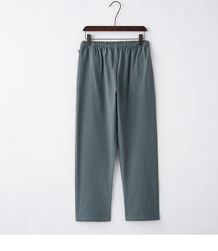 男性のチャイナ風ボトムス