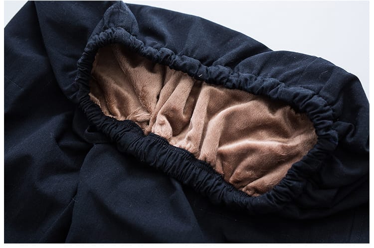 男性用の裏起毛チャイナパンツ