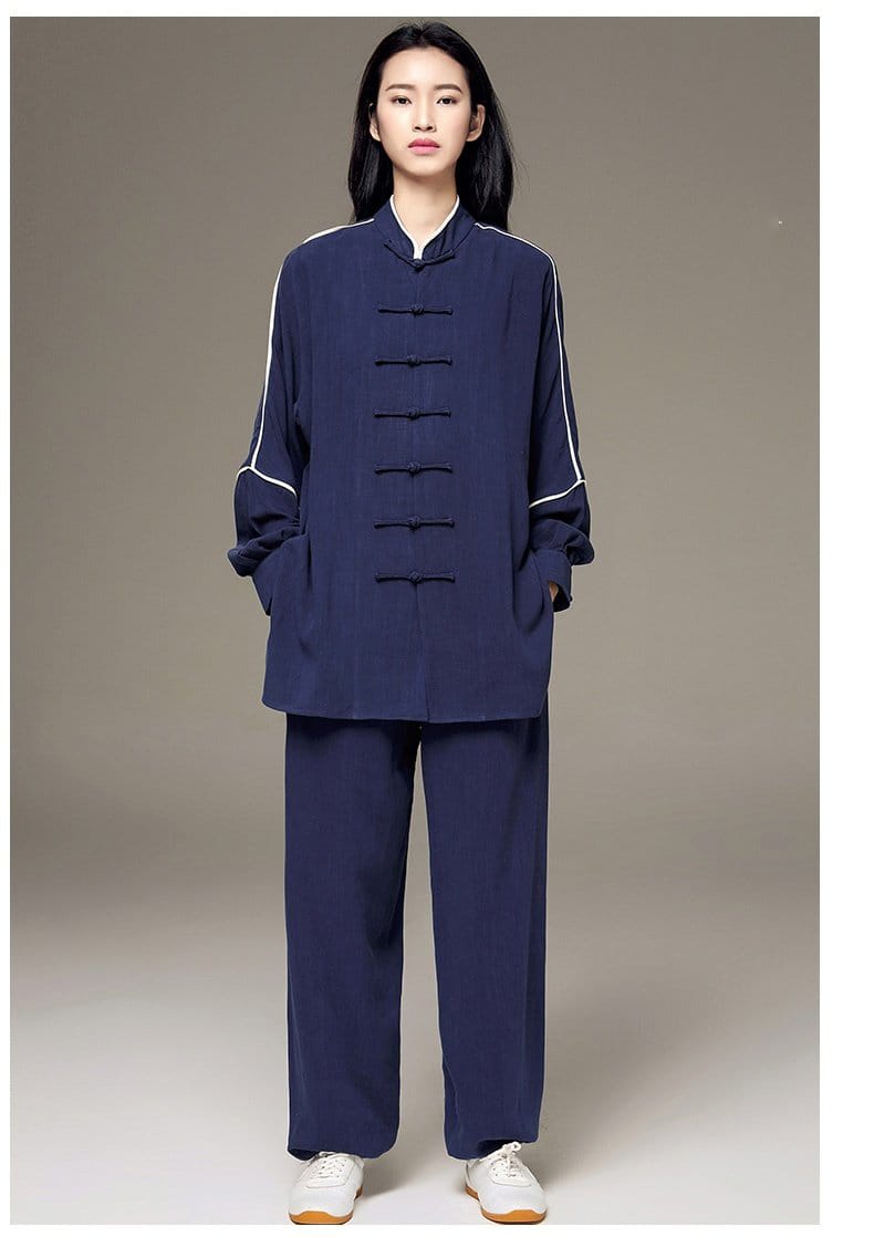 綿麻素材の太極拳ウェア