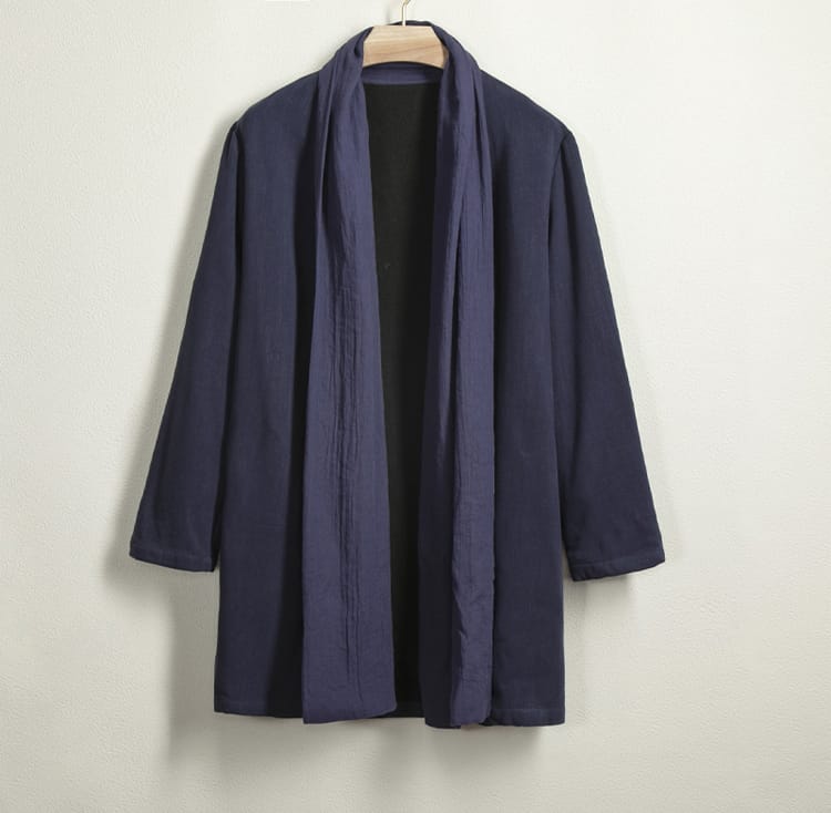 メンズの中華風羽織カーディガン